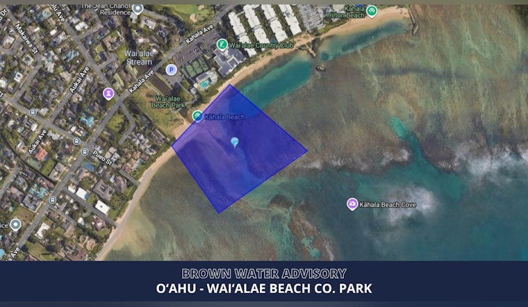 Brown Water Scare Puts Waiʻalae Beach Crowd On Alert