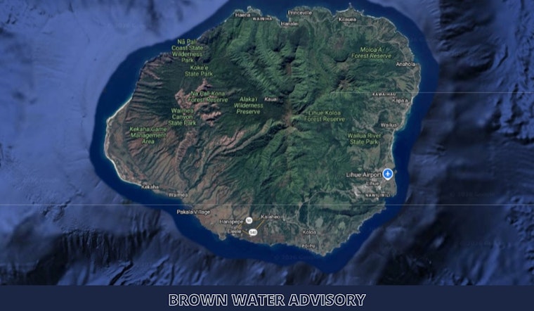 Brown Water Scare Turns Kaua‘i’s Blue Shores Murky After Heavy Rains