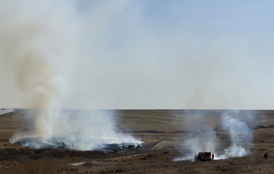 Buckley Base Blaze Sends Smoke Towering Over Aurora