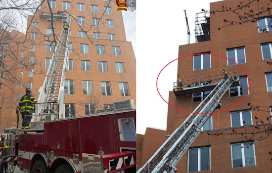 Cambridge Firefighters Pull Off Daring 70-Foot Scaffold Rescue On Vassar Street