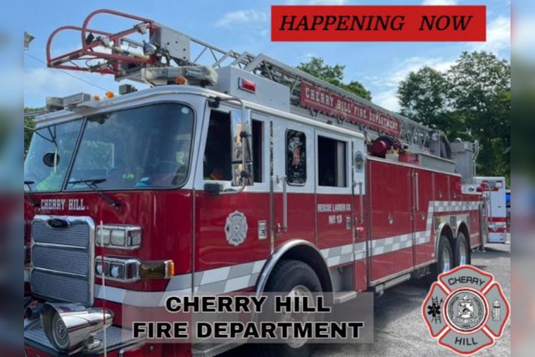 Camden Second-Alarm Blaze Pulls Cherry Hill Ladder 1324 Into Action