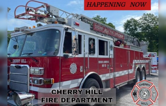 Camden Second-Alarm Blaze Pulls Cherry Hill Ladder 1324 Into Action