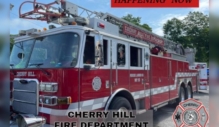 Camden Second-Alarm Blaze Pulls Cherry Hill Ladder 1324 Into Action