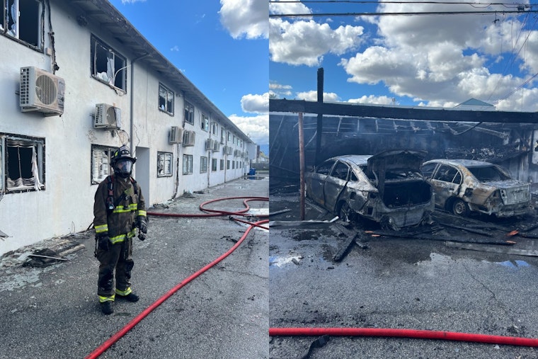 Campbell Carport Inferno Torches Cars, Boots 60 Neighbors From Homes