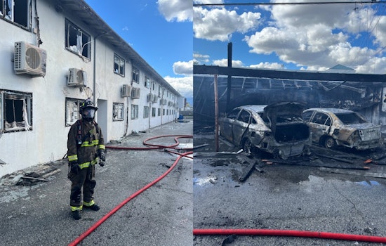 Campbell Carport Inferno Torches Cars, Boots 60 Neighbors From Homes