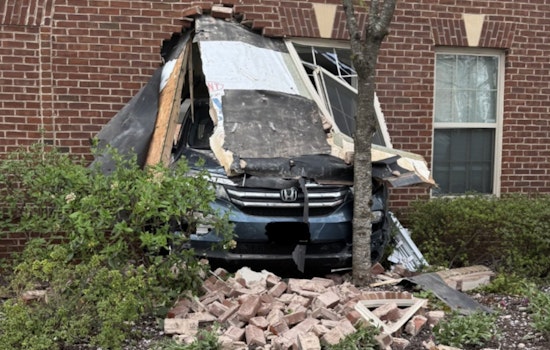 Car Blasts Through Arlington Building, Miraculously No One Hurt