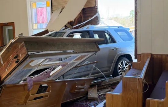 Car Crashes Into Seymour Church Sanctuary