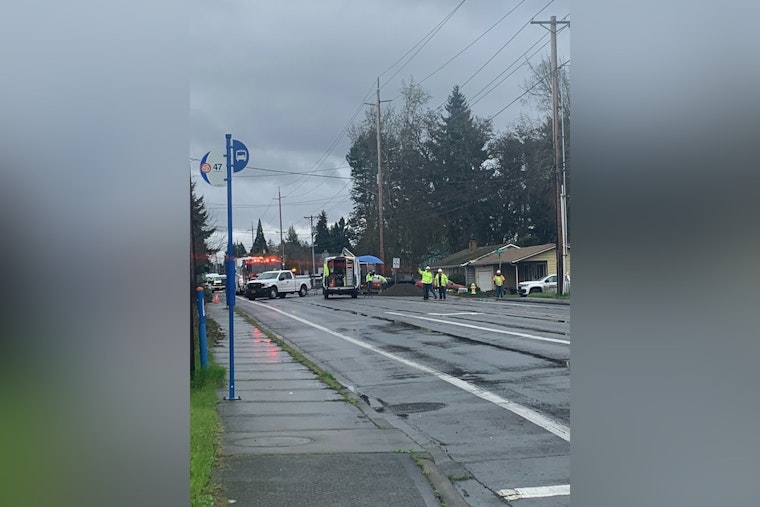 Car Plows Into Hillsboro Home, Gas Line Rupture Shuts Down East Main