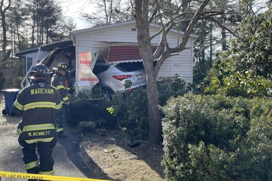 Car Slams Into Wareham House As Police, Fire And EMS Race In