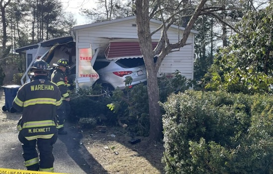 Car Slams Into Wareham House As Police, Fire And EMS Race In