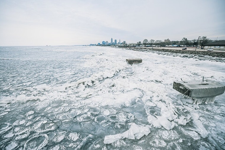 Cleveland Gets Drive-By Snowstorm Before Weeklong Soaker Moves In