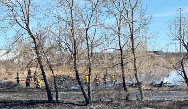 Commerce City Sky Choked By Grass Blaze Near 48th And Monaco