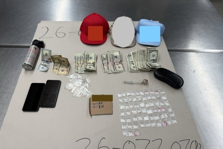 Cops on Foot Find Suspected Meth and Cartel Caps in East San Jose Stop