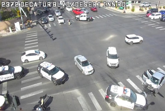 Desert Inn Chaos As Driver Fleeing Dispute Slams Into Vegas Traffic