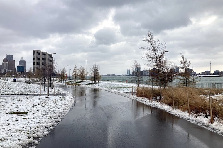 Detroit Wakes To Icy Drizzle, Then Races Toward Springlike 60s