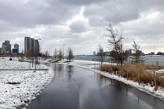 Detroit Wakes To Icy Drizzle, Then Races Toward Springlike 60s