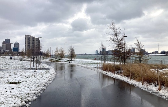 Detroit Wakes To Icy Drizzle, Then Races Toward Springlike 60s