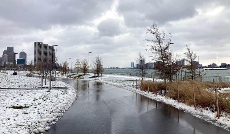Detroit Wakes To Icy Drizzle, Then Races Toward Springlike 60s