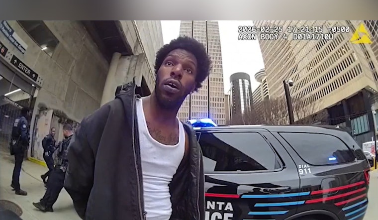 Downtown Atlanta Chase Ends After Suspect Tosses Gun, Drugs
