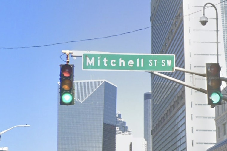 Downtown Drivers Stare Down Sudden Bright Red Bus Lane On Mitchell Street