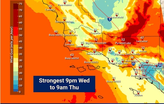 Downtown LA Braces for Wild Wind Blast Into Thursday