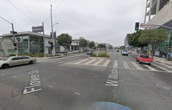 Downtown LA Rollover Kills Woman at Flower and Washington