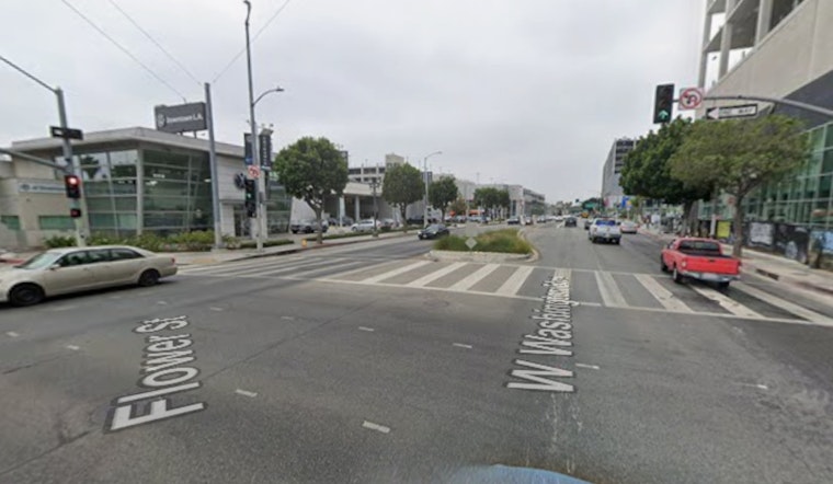 Downtown LA Rollover Kills Woman at Flower and Washington