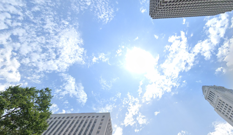Downtown LA Sizzles Sunday Before Night Winds Roar In