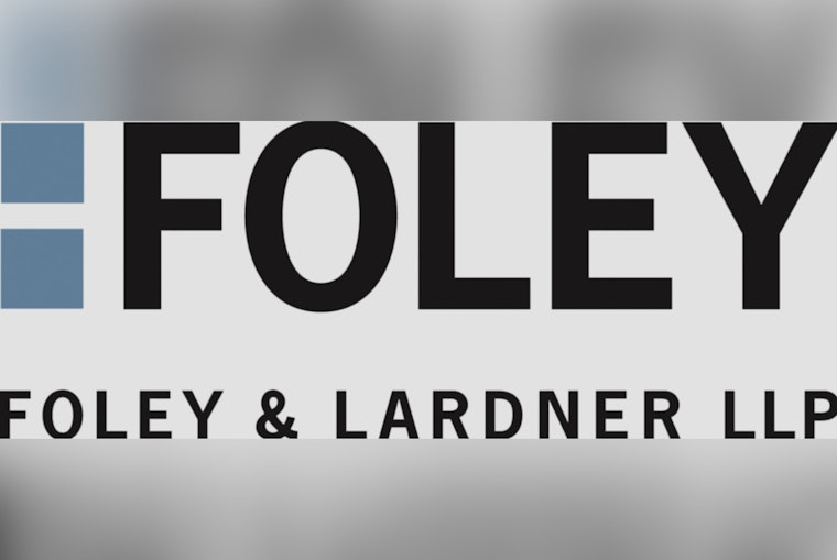 Downtown Power Play: Foley & Lardner Decamps To One Tower Court