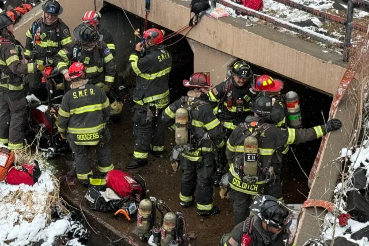 Drainpipe Blaze Near Downtown Littleton Sends Fire Crews Underground