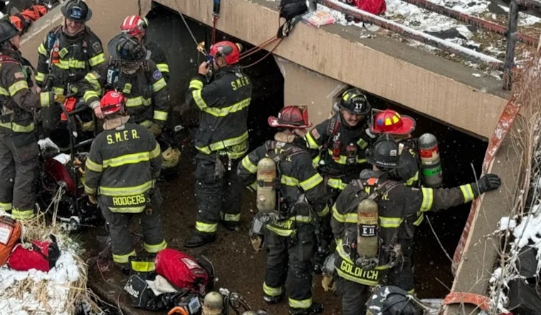 Drainpipe Blaze Near Downtown Littleton Sends Fire Crews Underground