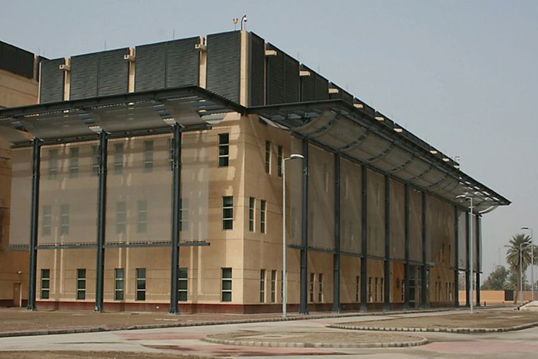 Drone Strike Rocks Baghdad Green Zone Near U.S. Embassy