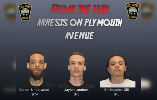 Fall River Gun Bust, Cops Nab Trio In Plymouth Ave Raid