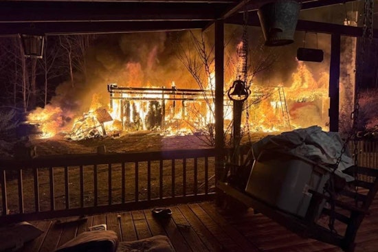 Fannin County Shop Inferno Guts Garage, Scorches Home Next Door