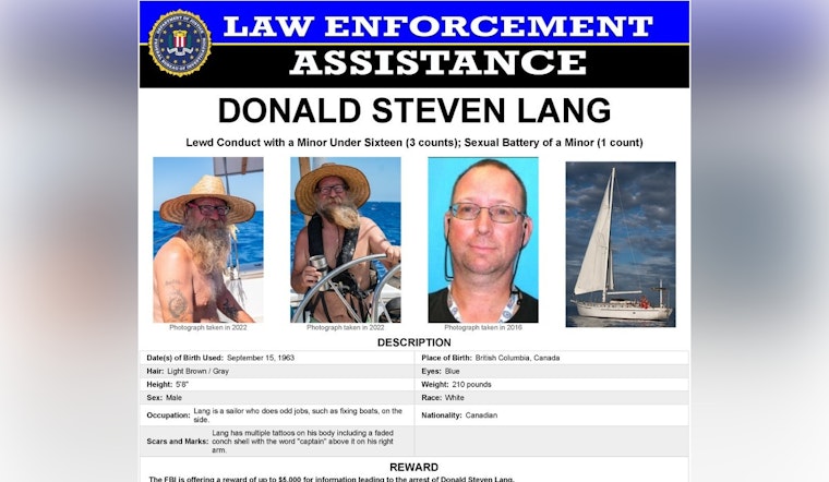FBI Dangles $5K Reward as Hawaii Sailor Vanishes at Sea