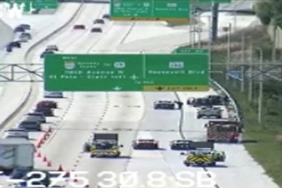 Fiery I-275 Wreck Near Mile Marker 30 Leaves One Dead, Chokes St. Pete Traffic