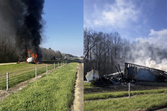 Fiery I-49 Shoulder Crash Kills Trucker Fixing Flat In Natchitoches Parish