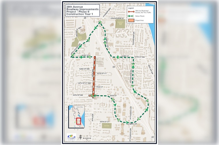 Gig Harbor’s 38th Avenue Set For Two-Year Traffic Headache As Sewer, Roundabout Work Hits