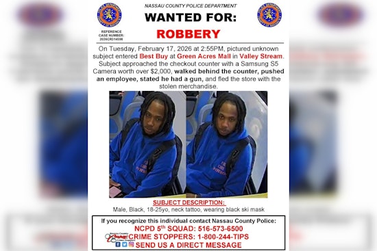 Green Acres Mall Heist: Cops Hunt Masked Suspect In Best Buy Camera Grab