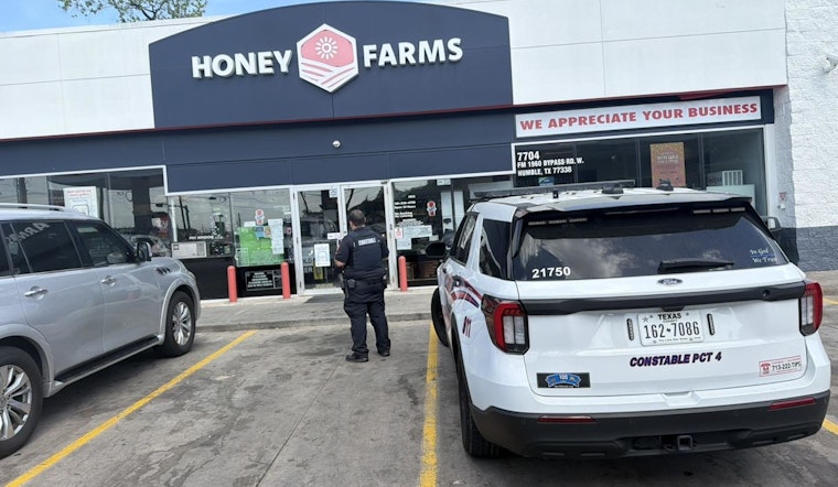 Gunman In Red Hoodie Hits Humble Business Near FM 1960, Constables Swarm Scene