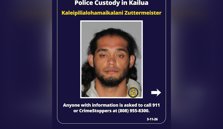 Handcuffed Suspect Bolts From Kailua Hospital, Triggers HPD Manhunt