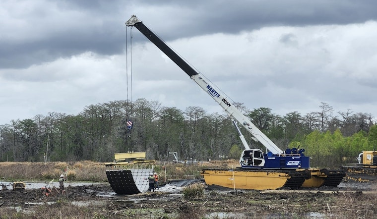 Heavy Concrete And High Stakes As Garyville Levee Job Ramps Up