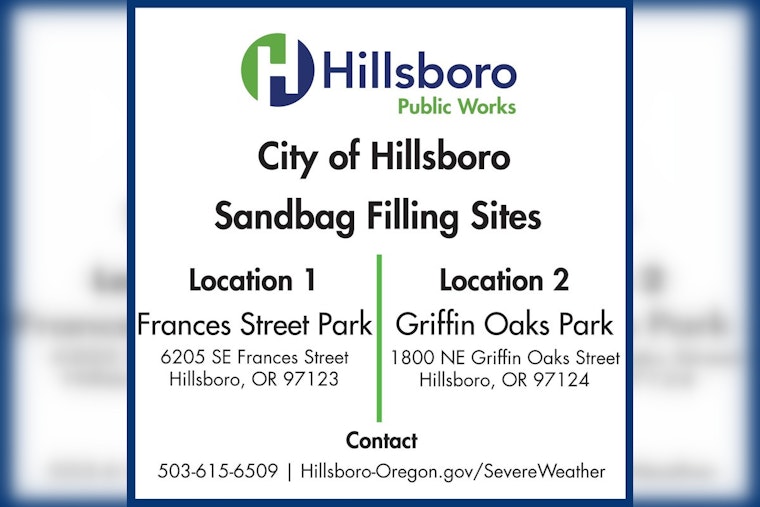 Hillsboro Races To Fill Sandbags As Soaking Storm Bears Down