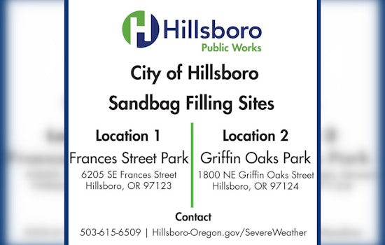 Hillsboro Races To Fill Sandbags As Soaking Storm Bears Down