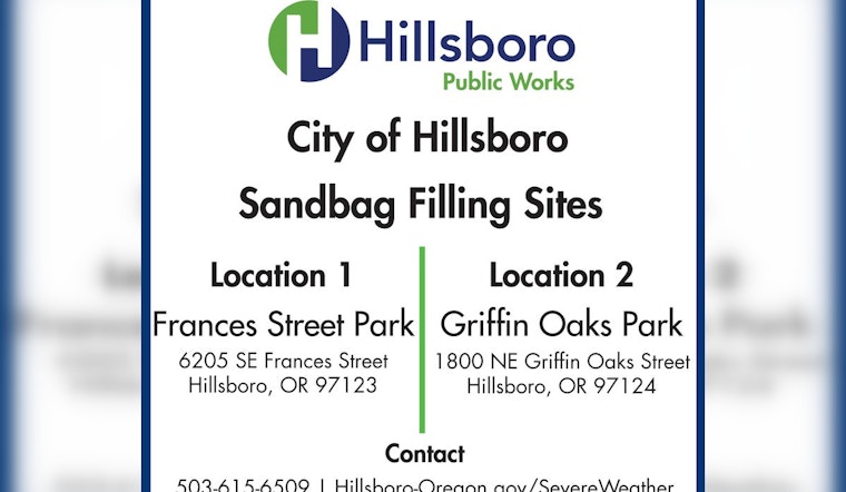 Hillsboro Races To Fill Sandbags As Soaking Storm Bears Down