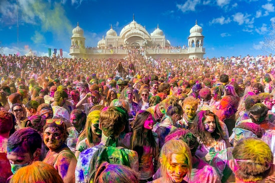 Holi Mayhem Returns Under Space Needle, and This Color Blast Fights Hunger