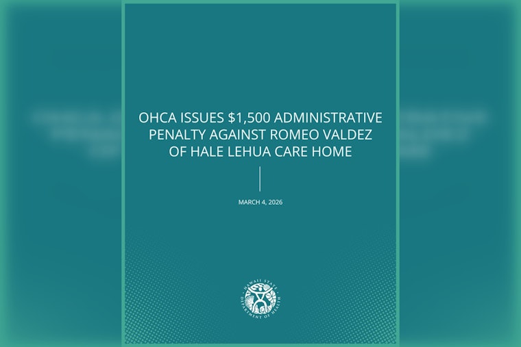 DOH Issues Violation Order To Hale Lehua Carehome Owner