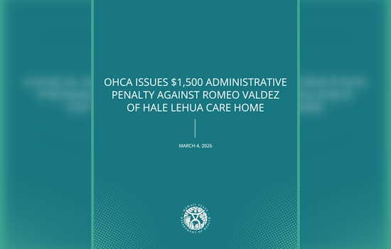 Honolulu Care Home Owner Hit With State Rap Over Rule Lapses