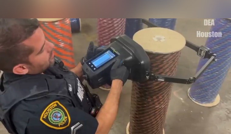 Houston Cops Unspool Rope Shipment, Find Meth Mountain Inside