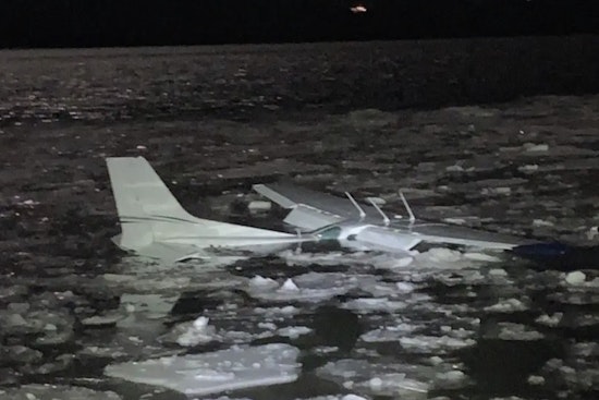 Hudson River Ice Crash Near Newburgh Ends in Near Miracle